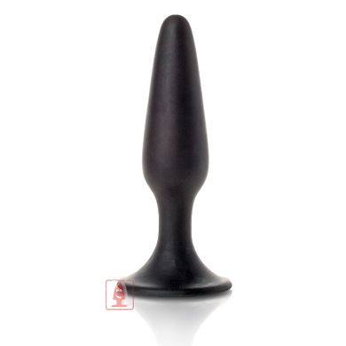 Analplug aus Silikon schwarz