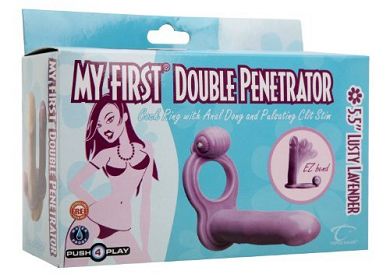 TOPCO My First Double Penetrator. Lusty Lavender. 1er Pack (1 x 1