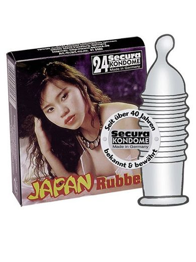 Secura Japan Rubber 24er Pack