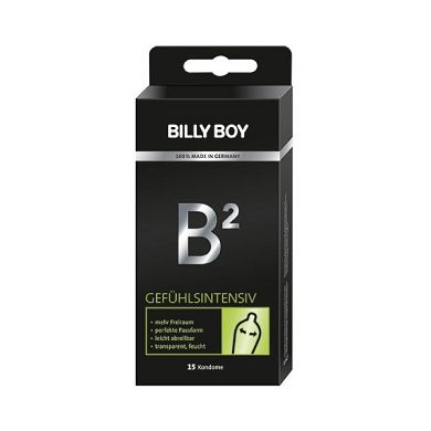 Billy Boy B² Gefühlsintensiv Kondome transparent 15er Packung. 15 Kondome