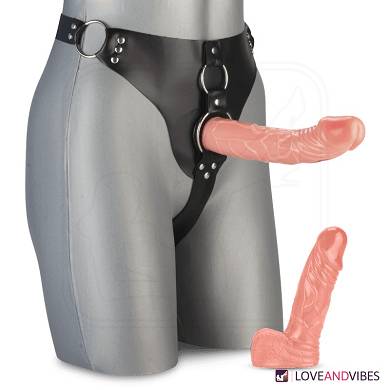 Umschnallgurt mit 2 Strap-On-Dildos
