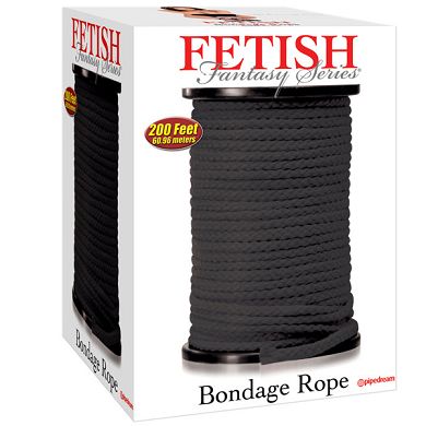 Fetish Fantasy Bondage Seil Schwarz 60 Meter