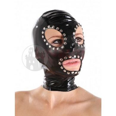 Latex Maske mit Nieten