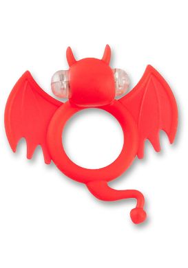 Shots Toys Devilbat Penisring rot