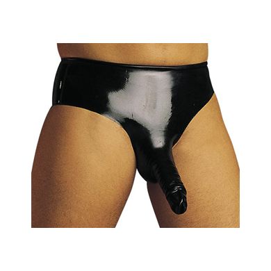 Latex Slip mit Penis-Stretch
