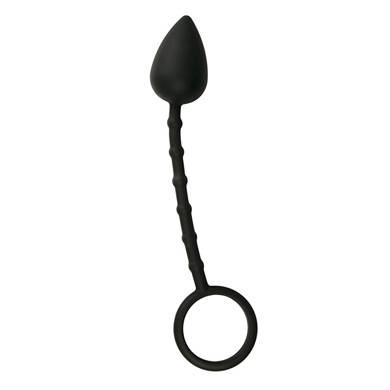 Imbed l Silikon-Anal-Plug mit Cock-Ring - schwarz
