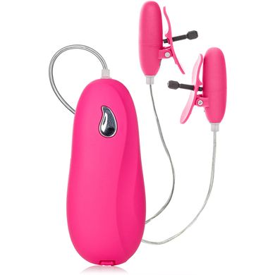 Nippelklemmen mit Vibration und Wärmefunktion pink