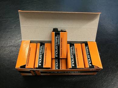 10 x Procell Industrial Duracell 9 V Block MN 1604 Batterie neu
