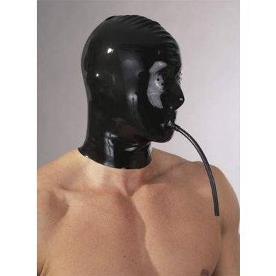 Latex Maske mit Schlauch