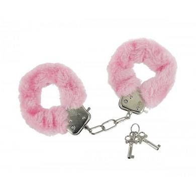 Caught In Candy Pluche Handboeien - Roze