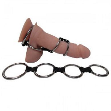 Penis Hodenringe mit Lederverbindung