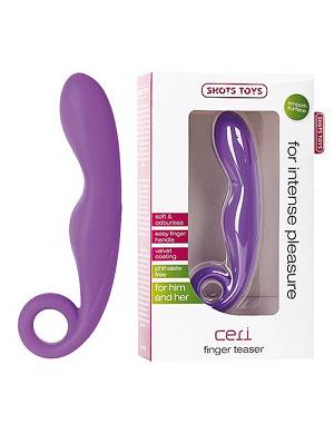 SHOTS TOYS Ceri Finger Teaser purple
