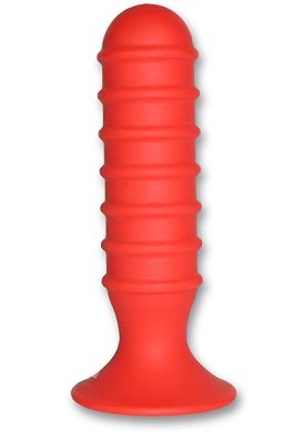 14 x 3,5 cm Buttplug Ass Jacker Plug Silikon red