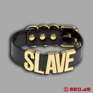 Lady MEO ? Halsband SLAVE in gold