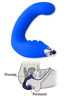 RUDE BOY - Prostata Vibrator blau Neu: 7Speed