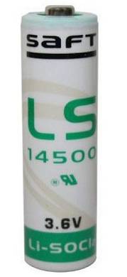 Batterie Saft LS14500 AA Lithium-Thionylchlorid 3,6V - hergestellt 04-2015, lose