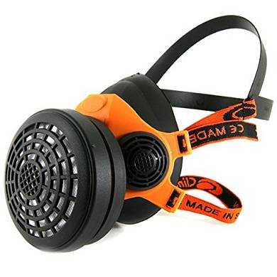 Profi Atemschutz Gasmaske Lackiermaske Atemschutzmaske Halbmaske mit 1 Filter A1. B1. E1.