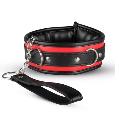 Whipped Caleb Collar with Leash red