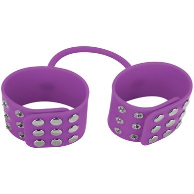 Druckknopf Handschellen lila