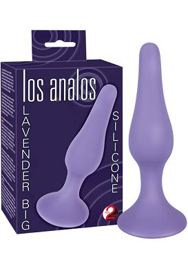 16 x1,8 - 3,8 cm Plug -Los Analos- Lavender Silikon Big