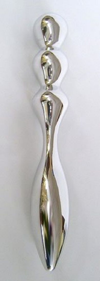 Dildo Diva in Frauenkrperform - massives Aluminium - hochglanzpoliert