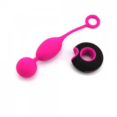 Nereus Vibro-Ei mit Fernbedienung - 12 x 3,8 cm - in Rosa