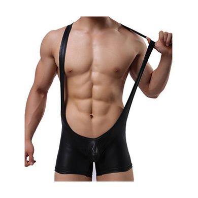 Gazechimp Herren Stretch Bulge Pouch Body- Jockstrap Wrestling Singlet Outfits Unterwä