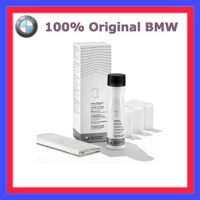 ORIGINAL BMW Lederpflege Pflegemittel mit UV-Schutz Lederlotion 250ml + 3 Schwäm