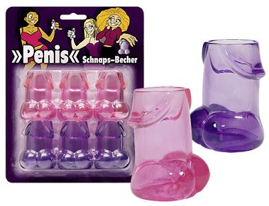 Penis-Schnaps-Becher 6er