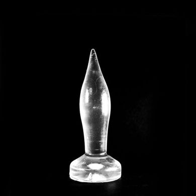 Analplug Kerzenflamme transparent 13 x 6 cm