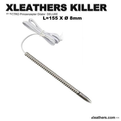 Estim LONG TOM XXL MONSER PENIS PLUG 155 x 6-8mm