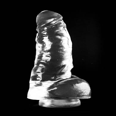 Dark Crystal Clear Medium Dildo DCC46