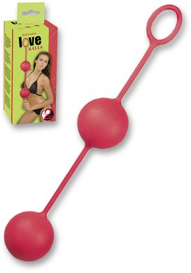 Liebeskugeln - Silicone Love Balls Red