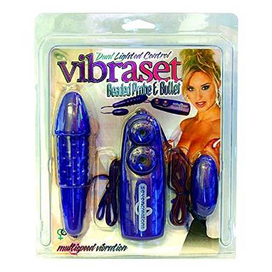 Seven Creations Vibraset Beaded Vibrations-Bullets in lila