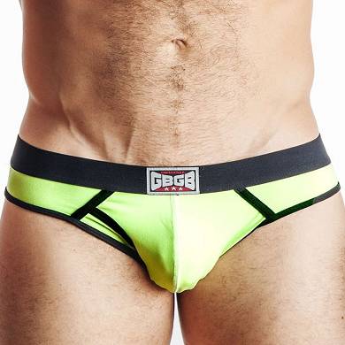 GBGB Alexis Jock Brief Underwear Lime/Black