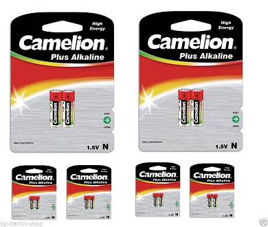 4 x LR1 Lady Plus Akaline Batterien battery Camelion MN9100, E90 1,5 Volt N