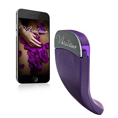 AMOR Vibratissimo Panty Buster Auflegevibrator in lila mit App steuerbar garantiert lustvo