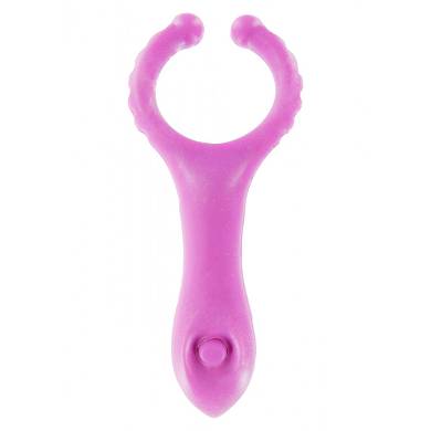 TOYJOY - Penisring mit Clitoris Stimulation - 10 cm - in Violett
