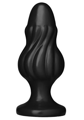 13 x 5 cm Plug Doc Johnson Platinum Silicone The Spin black