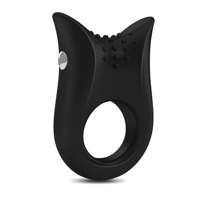 OVO B2 Silikon Vibro Penisring - schwarz