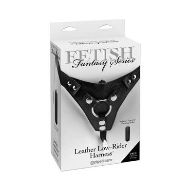 Fetish Fantasy Series by Pipedream Leather Low-Rider Harness - Leder Dildogürtel mit