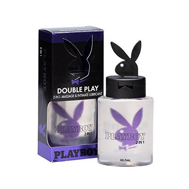 PLAYBOY Premium Gleitgel Double Play-2IN1 Massage und Gleitmittel-Geruchsneutral-Parabenfr