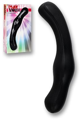 17 x 2,5 cm Dildo Play Candy Swizzle black