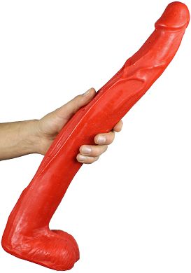 50 x 5,5 cm X-tra-Long Dildo Chris red