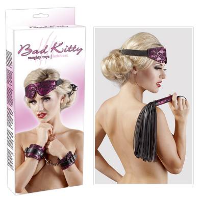 Fessel Set in Pink/Metallic