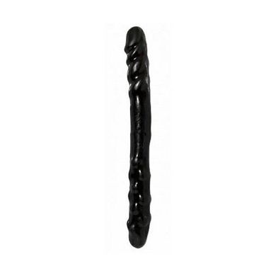 Basix Rubber Works Basix Doppeldildo. Schwarz