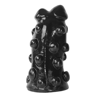 Dildo Doppel-Kopf schwarz 17 x 8 cm
