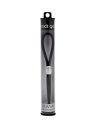 Cock Grip Single Granate Silver: Penisschlaufe, schwarz
