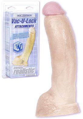 24 x 5 cm Vac-U-Lock STRYKER Realistic Cock