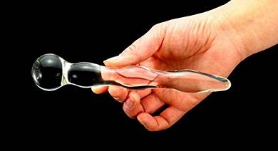 Lang Glas Dildo Klar Kristall Penis Butt Plug Glas-Sex-Zauberstab